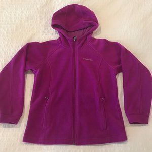 Columbia Girls Hooded Fleece Size 10/12